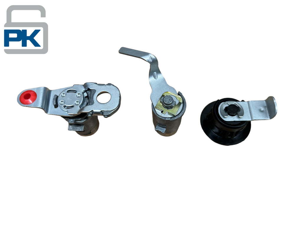 14-19 GM Silverado Sierra Ignition Door Tailgate Tire Lock Cylinder Set 2 Keys New