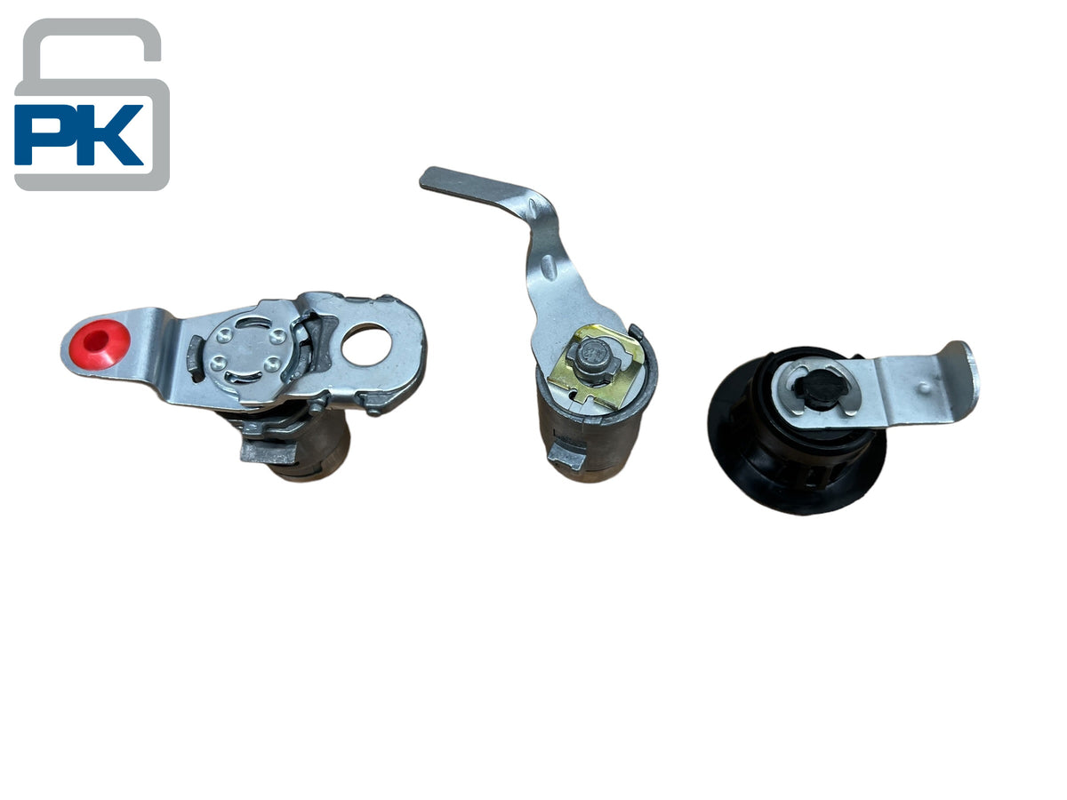 14-19 GM Silverado Sierra Ignition Door Tailgate Tire Lock Cylinder Set 2 Keys New
