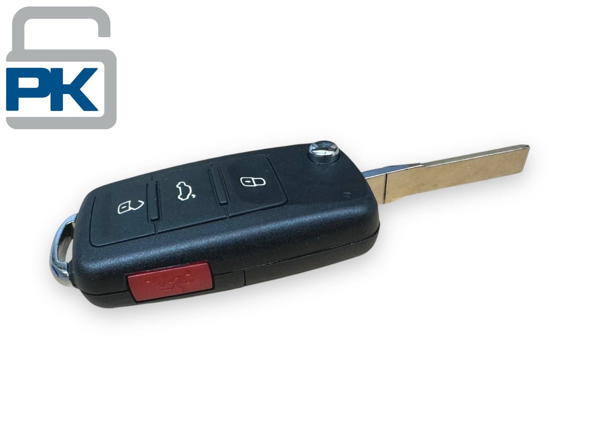 17-18 Volkswagen Flip Key Shell NBGFS93N / PN: 5KO837202AD (Aftermarket)(10 Pack)