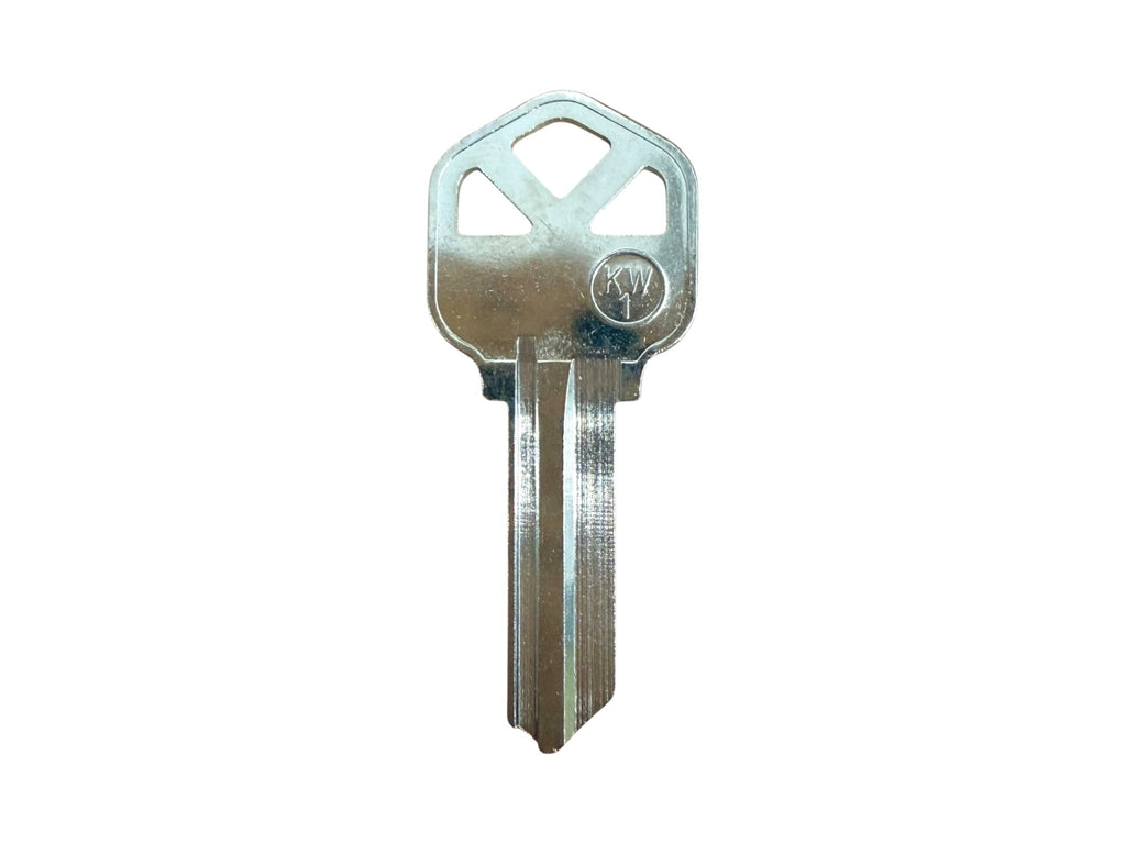 KW1 Key Blank Kwikset 5-Pin Nickel Plated (10 Pack)