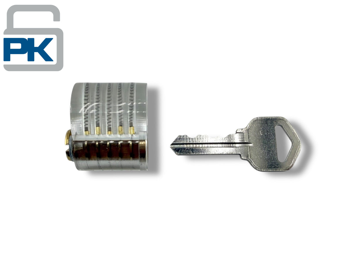 Transparent Kwikset KW1 Practice Lock (5-Pin)