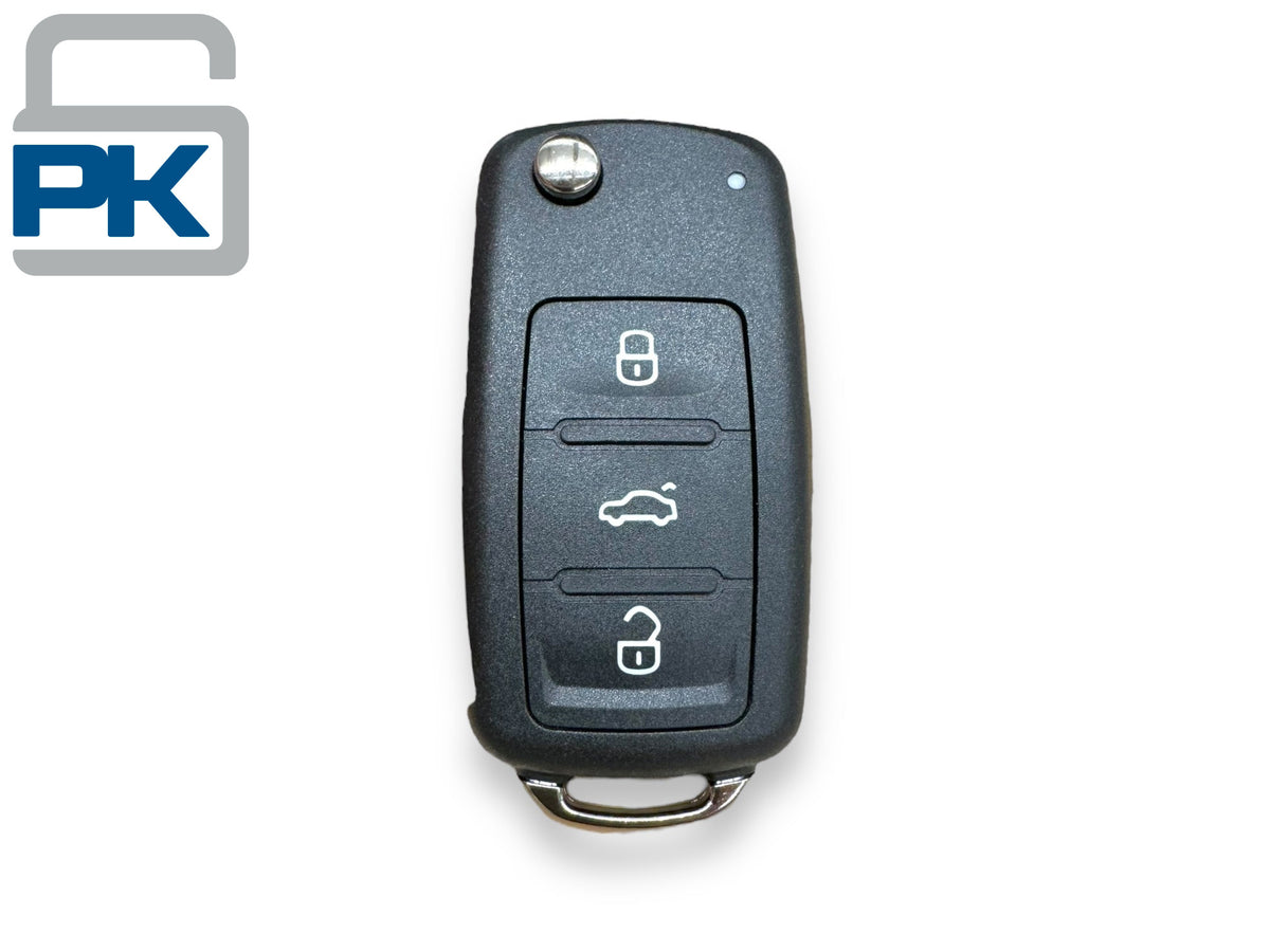 17-18 Volkswagen Flip Key Shell NBGFS93N / PN: 5KO837202AD (Aftermarket)