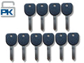 B111 / B111PT GM Transponder Key Without Shoulder (Chip 46 Circle+)(Aftermarket) (10 Pack)