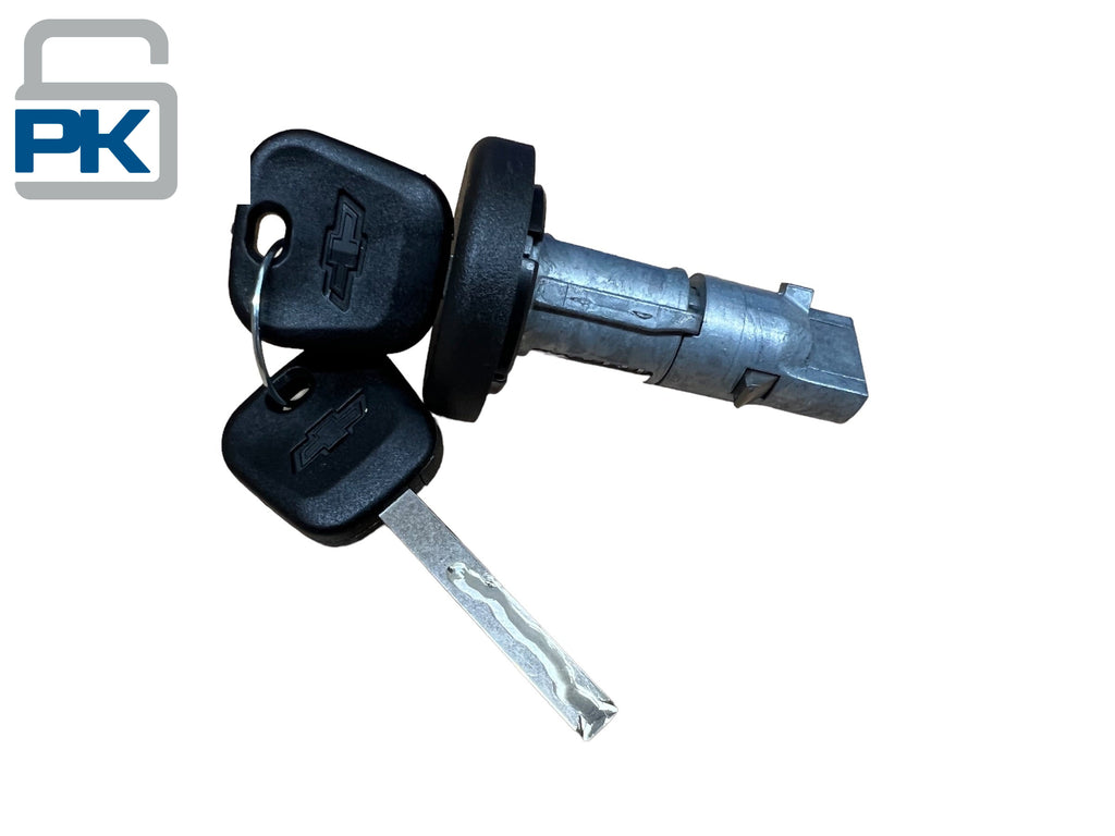 14-19 GM Silverado Sierra Ignition Door Tailgate Tire Lock Cylinder Set 2 Keys New
