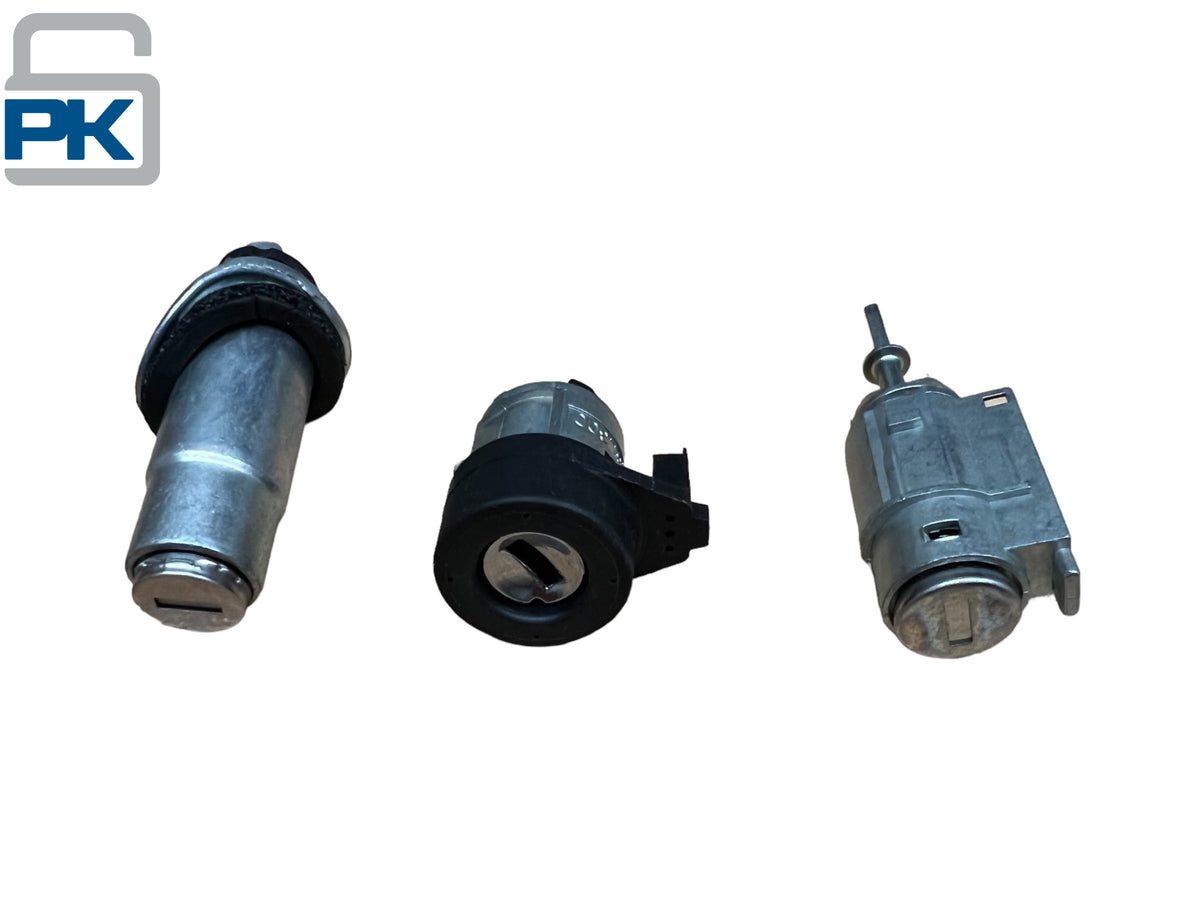 1998-2004 A6 Ignition Door & Trunk Lock Cylinder Set 2 Keys New