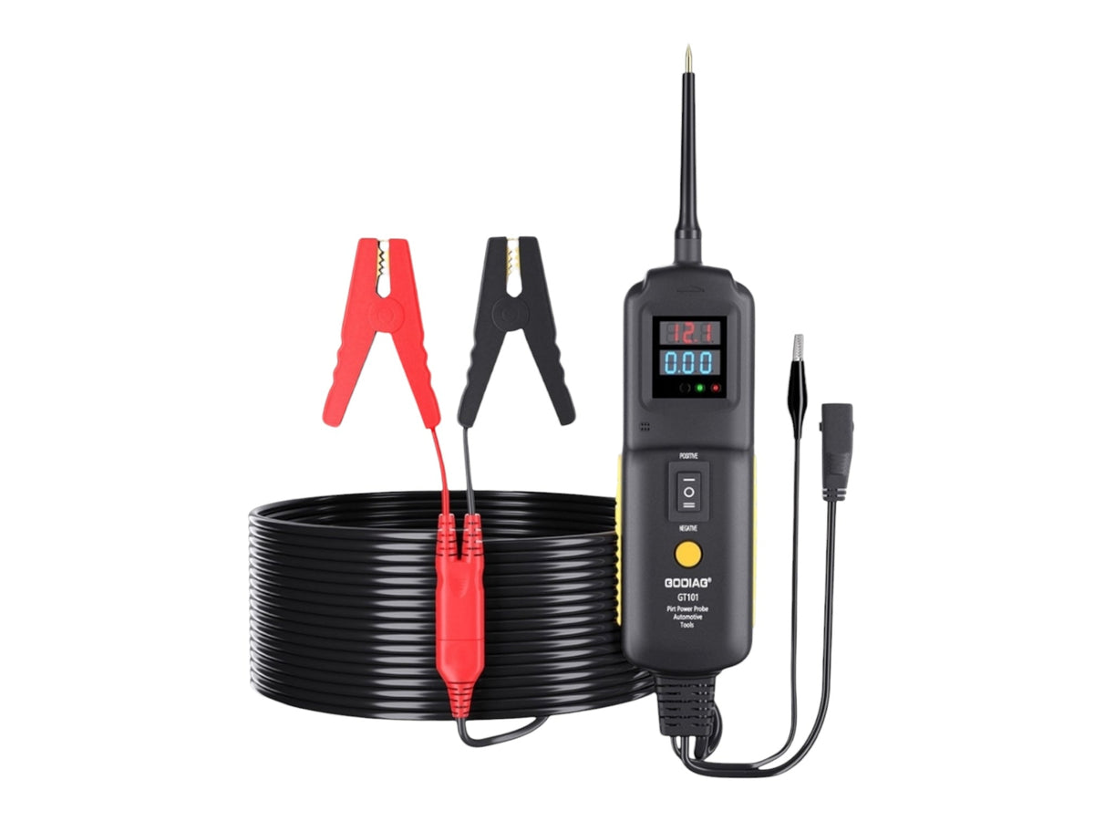 Godiag - GT101 - Circuit Tester Power Circuit Probe Relay Tester with Fuel Injector Cleaning and Testing