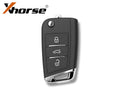 Xhorse Universal Super Remote Flip Key MQB Style 3-Button XEMQB1EN