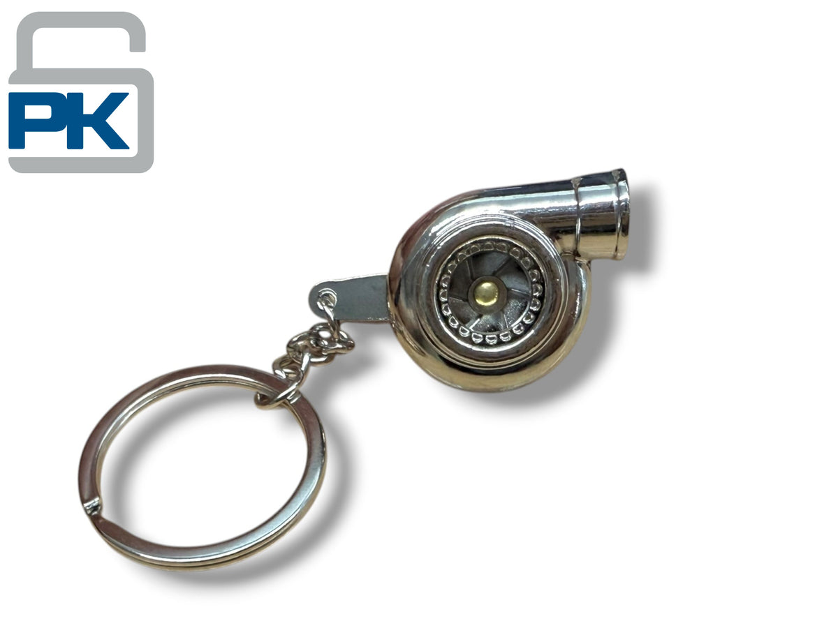 Turbo Key Chain - Silver