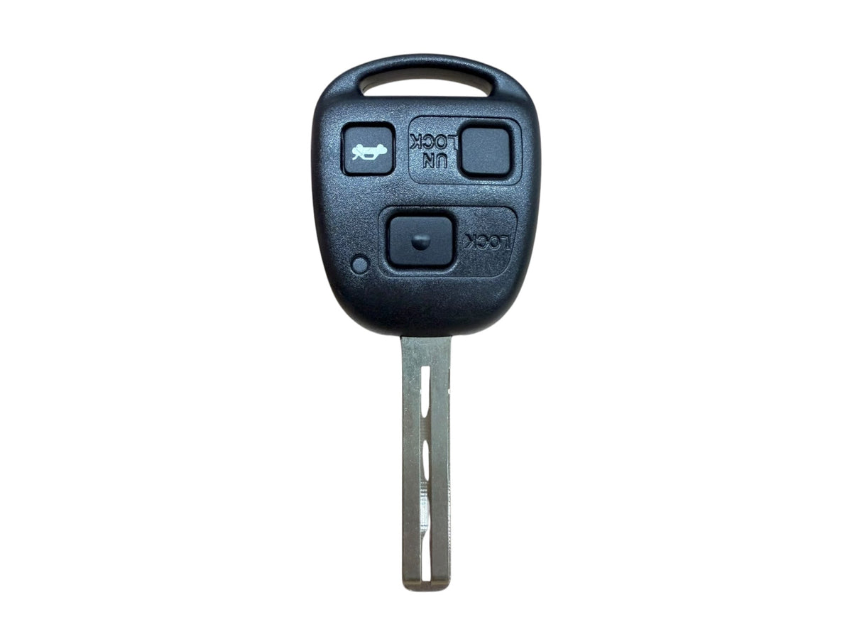98-05 Lexus Remote Head Key 3-Button PN: 89070-50170 / HYQ1512V / 4C Chip / Short Blade (Aftermarket)