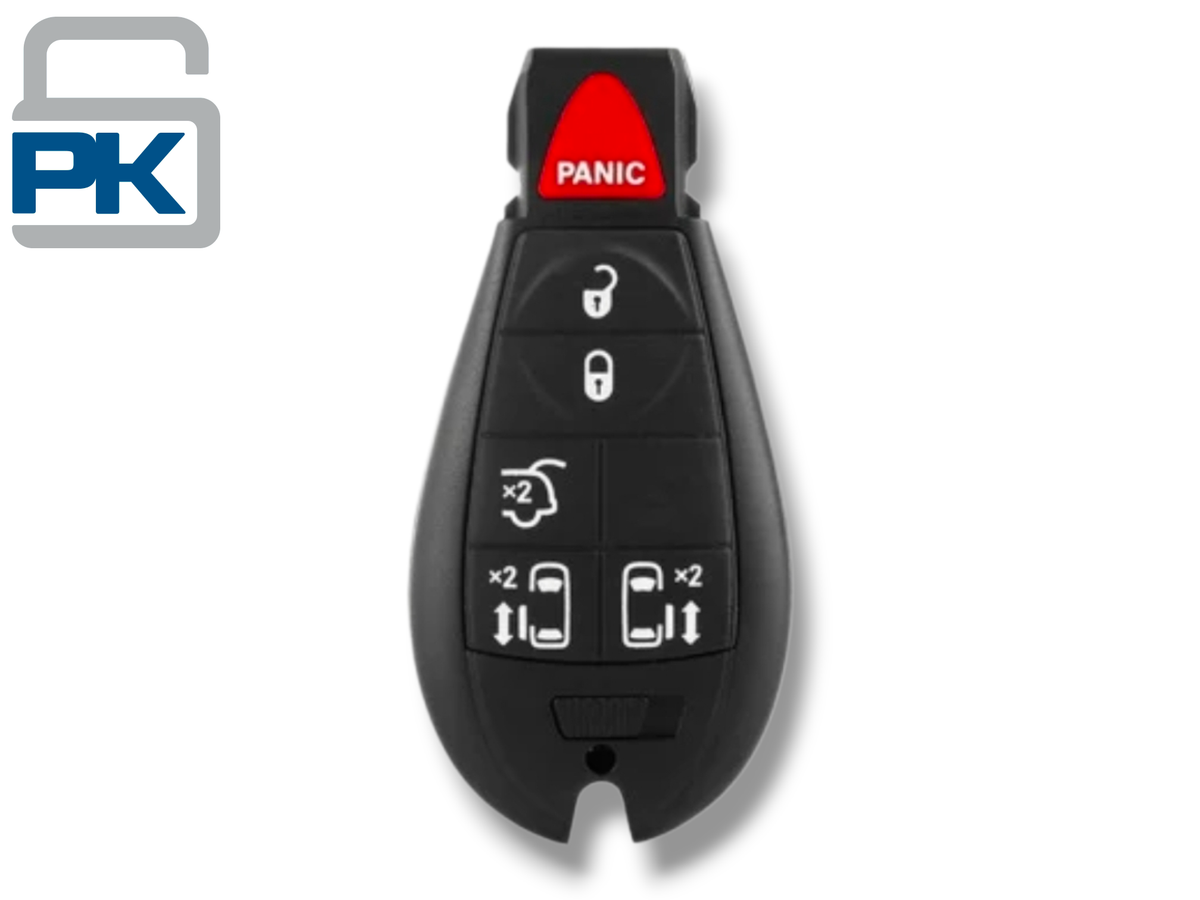 08-17 Chrysler Dodge Jeep VW Fobik Remote 6-Button / IYZ-C01C / 433 MHz (Aftermarket)