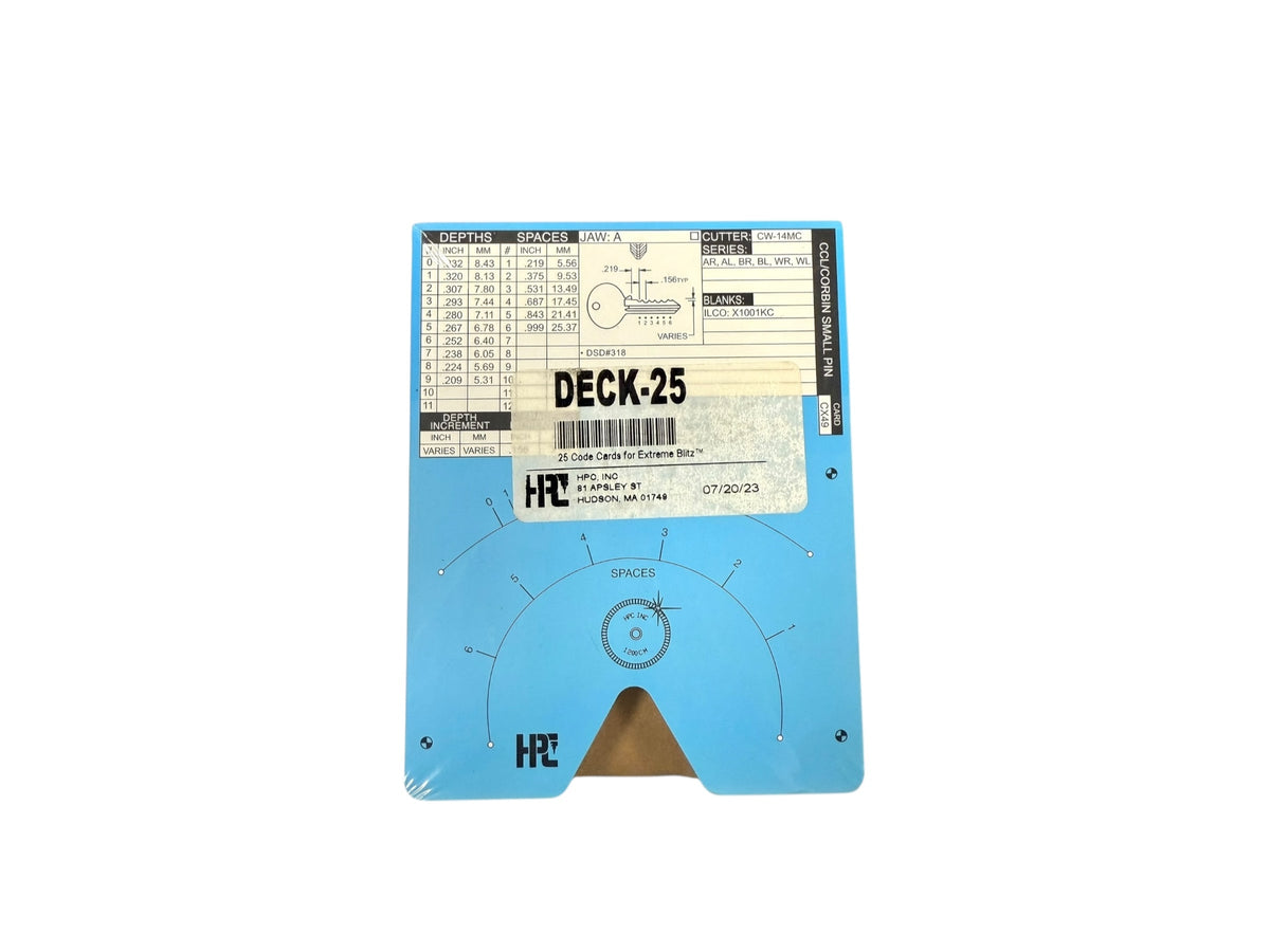 HPC - 25 Code Cards for Extreme Blitz