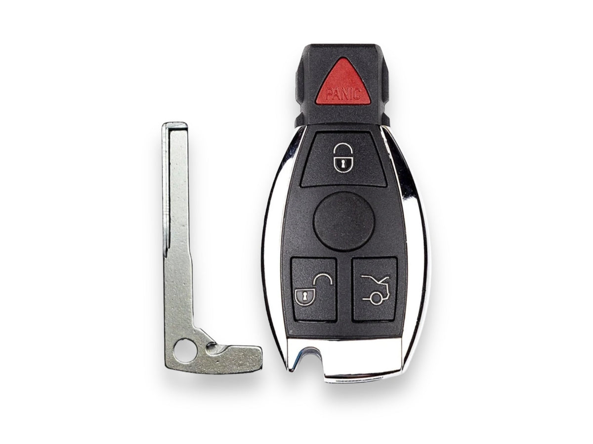 97-14 Mercedes Benz Fobik Key 4-Button IYZ-3312 / 315 MHz (Single Battery)