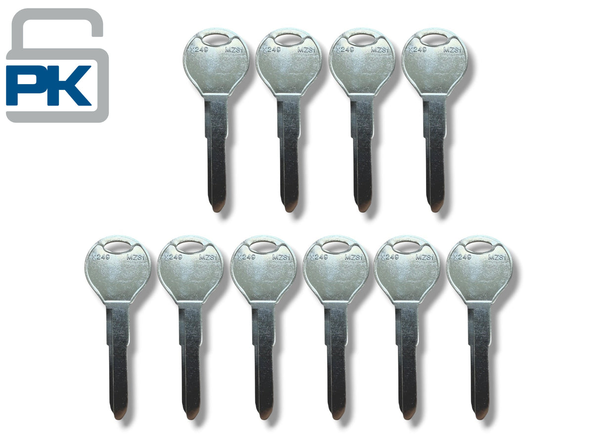 MZ31 / MAZ24R / X249 - Metal Key Blank for Mazda (100 Keys) (Aftermarket)
