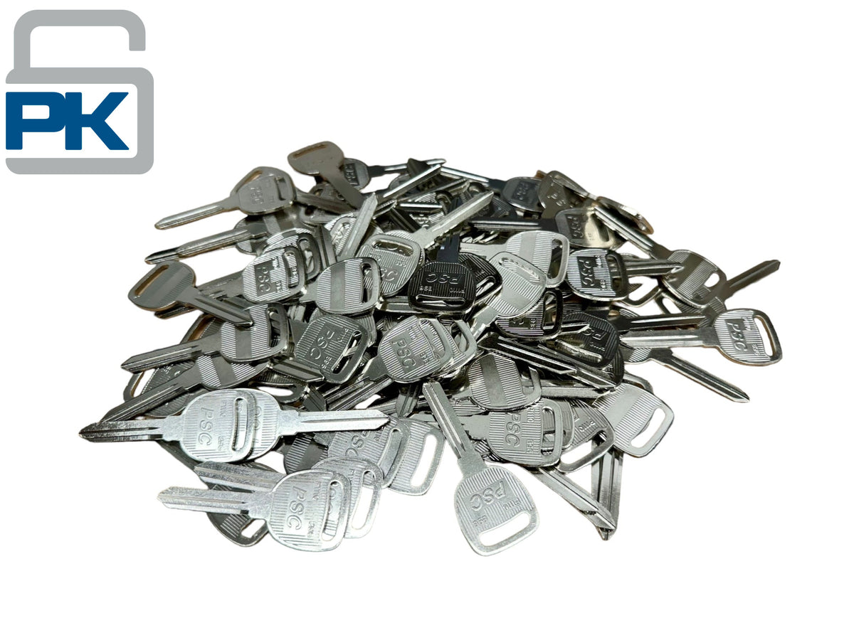 B96 GM Saturn Metal Key Blank P110 598007 (100 Pack)