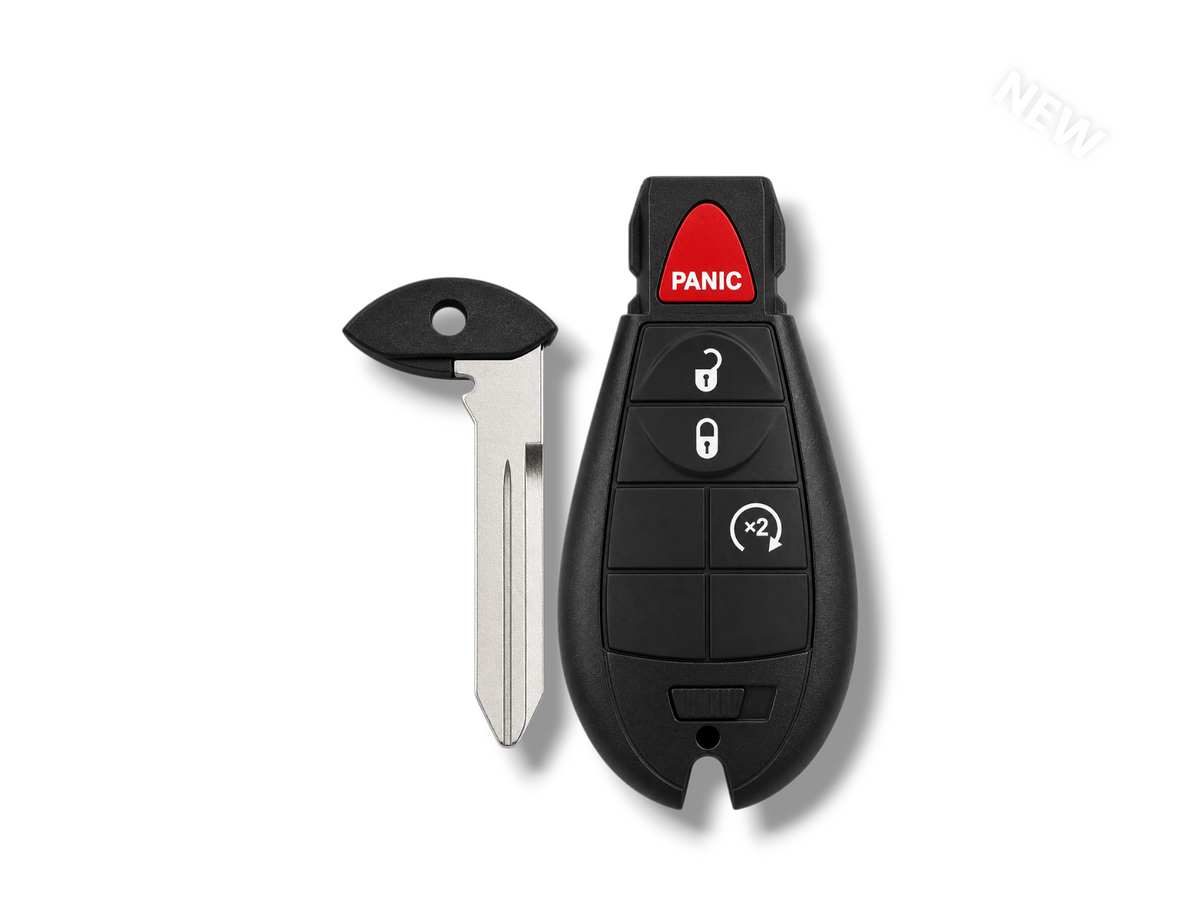 14-20 Jeep Cherokee Fobik Key 4-Button PN: 68105083AG / GQ4-53T / 4A (OEM Refurb)