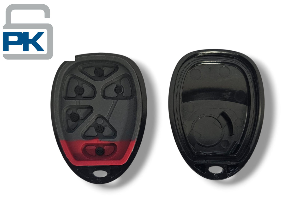 04-12 GM Keyless Entry Remote SHELL 6-Button PN: 22759546 / OUC60270 (Aftermarket)