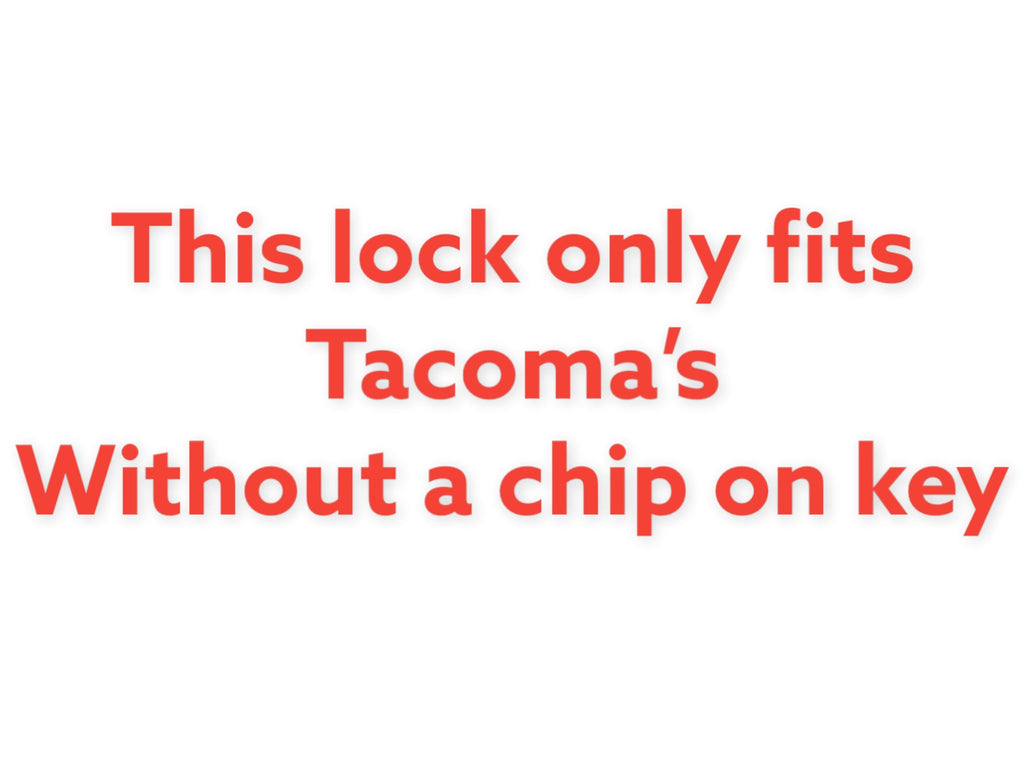 05-17 Toyota Tacoma Ignition Lock Cylinder / Without Chip / PN: 69057-04020 (Aftermarket)