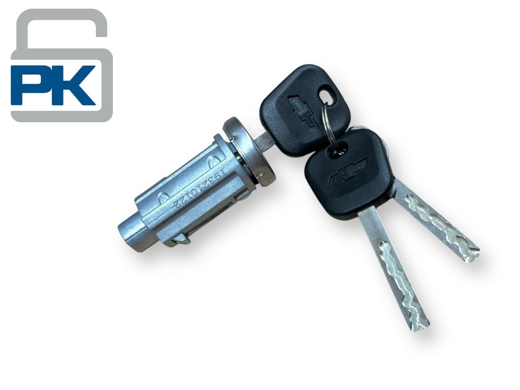 20-23 GM Colorado Silverado Sierra Ignition Lock Cylinder With 2 Chip Keys PN: 13528553 (Aftermarket)