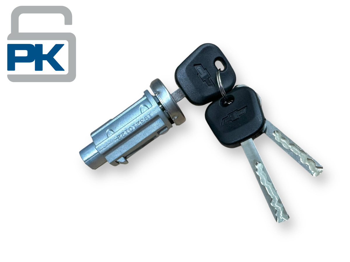 20-23 GM Colorado Silverado Sierra Ignition Lock Cylinder With 2 Chip Keys PN: 13528553 (Aftermarket)