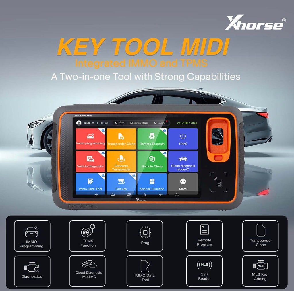 Xhorse - XDKMD0EN - Key Tool MIDI Integrated IMMO & TPMS (Basic Version)