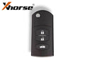 Xhorse Universal Flip Key Remote Mazda Style 3-Button Wired XKMA00EN