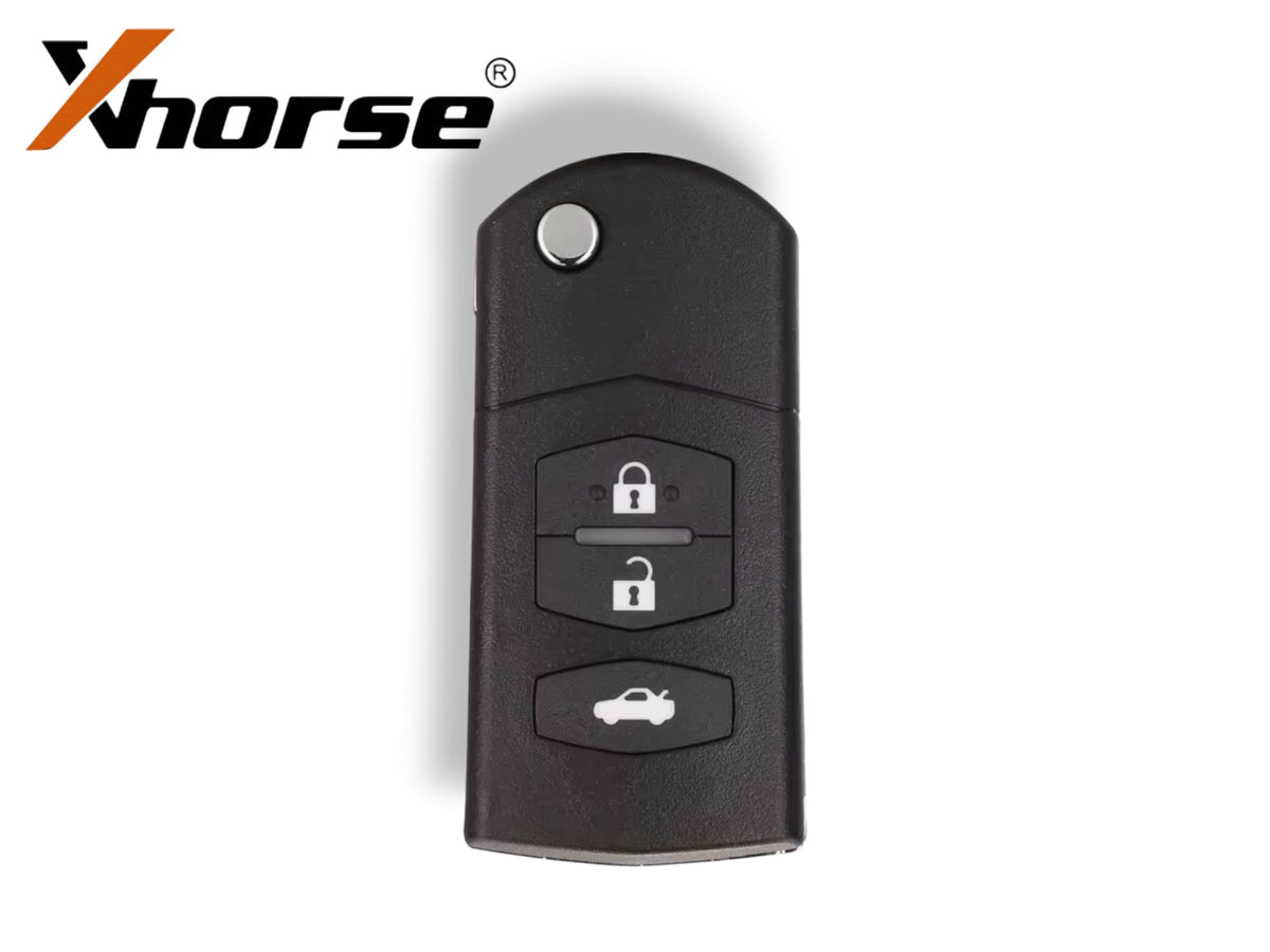 Xhorse Universal Flip Key Remote Mazda Style 3-Button Wired XKMA00EN