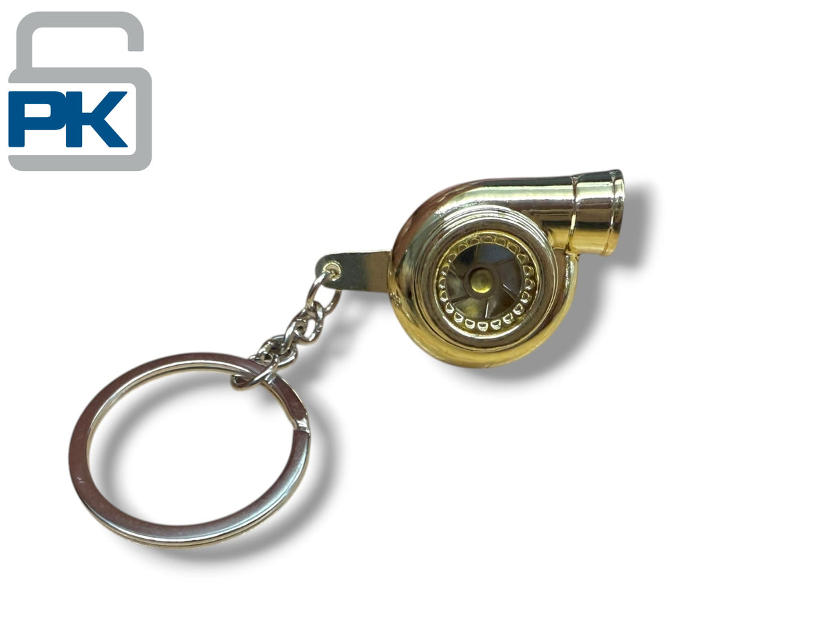 Turbo Key Chain - Gold