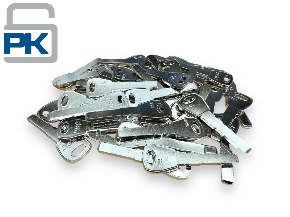 SIP22 Jeep Fiat Metal Service Key Blank New (50 Pack)