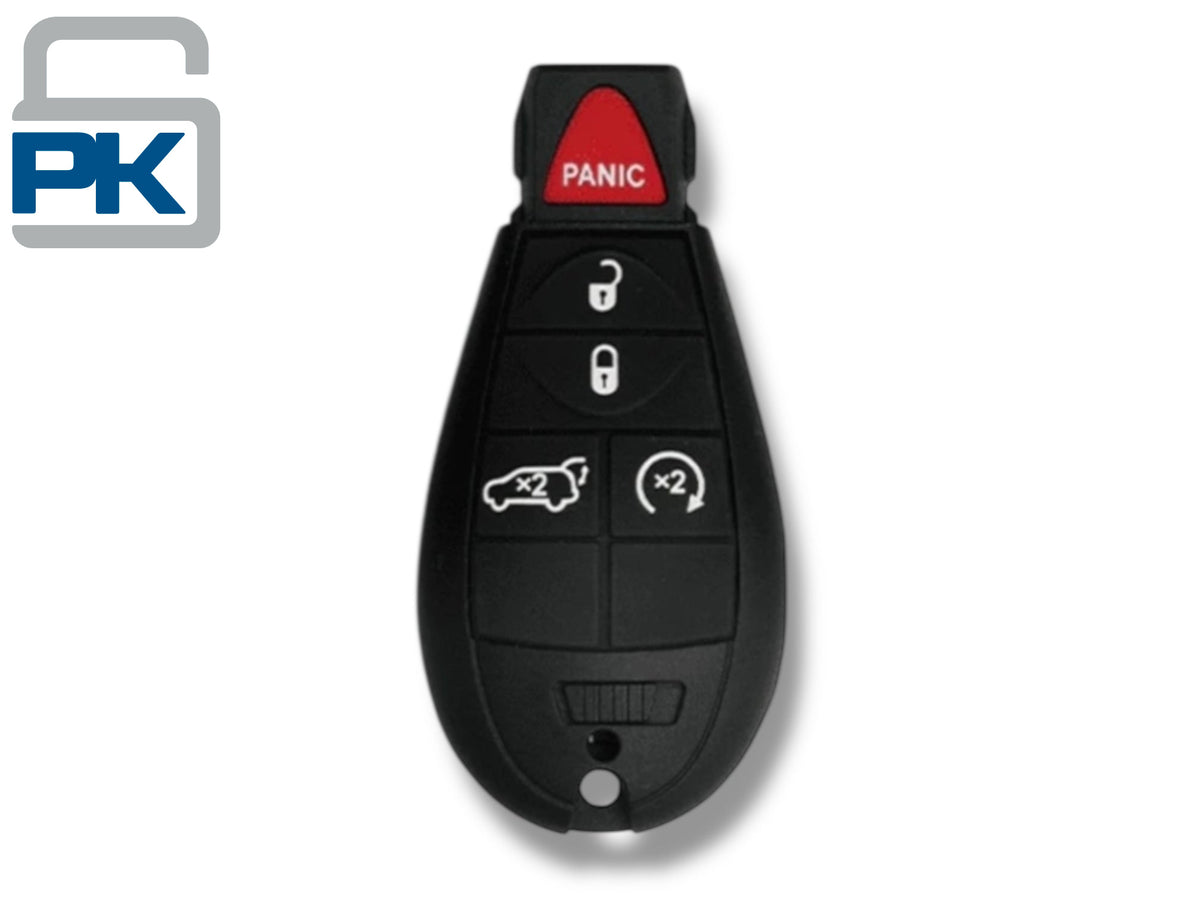 14-20 Jeep Cherokee Fobik Key 5-Button GQ4-53T / 4A Chip (Aftermarket)