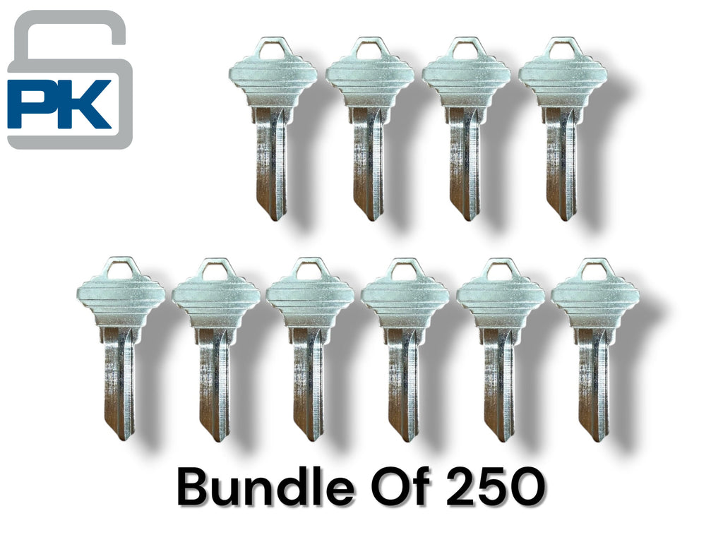 SC1 Key Blank Schlage 5-Pin Nickel Plated (250 Pack)