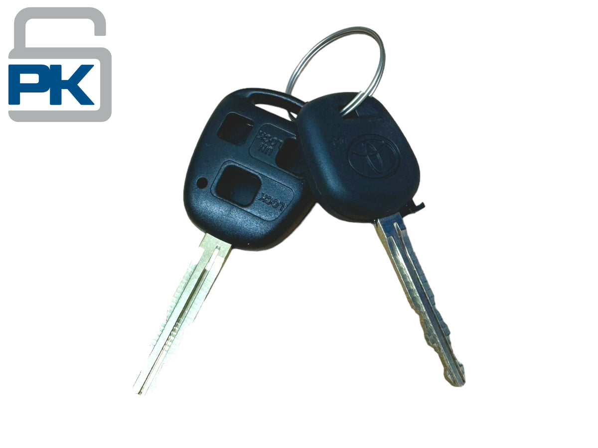 2007-2014 Toyota FJ Cruiser Ignition Lock Cylinder With Key Shells New