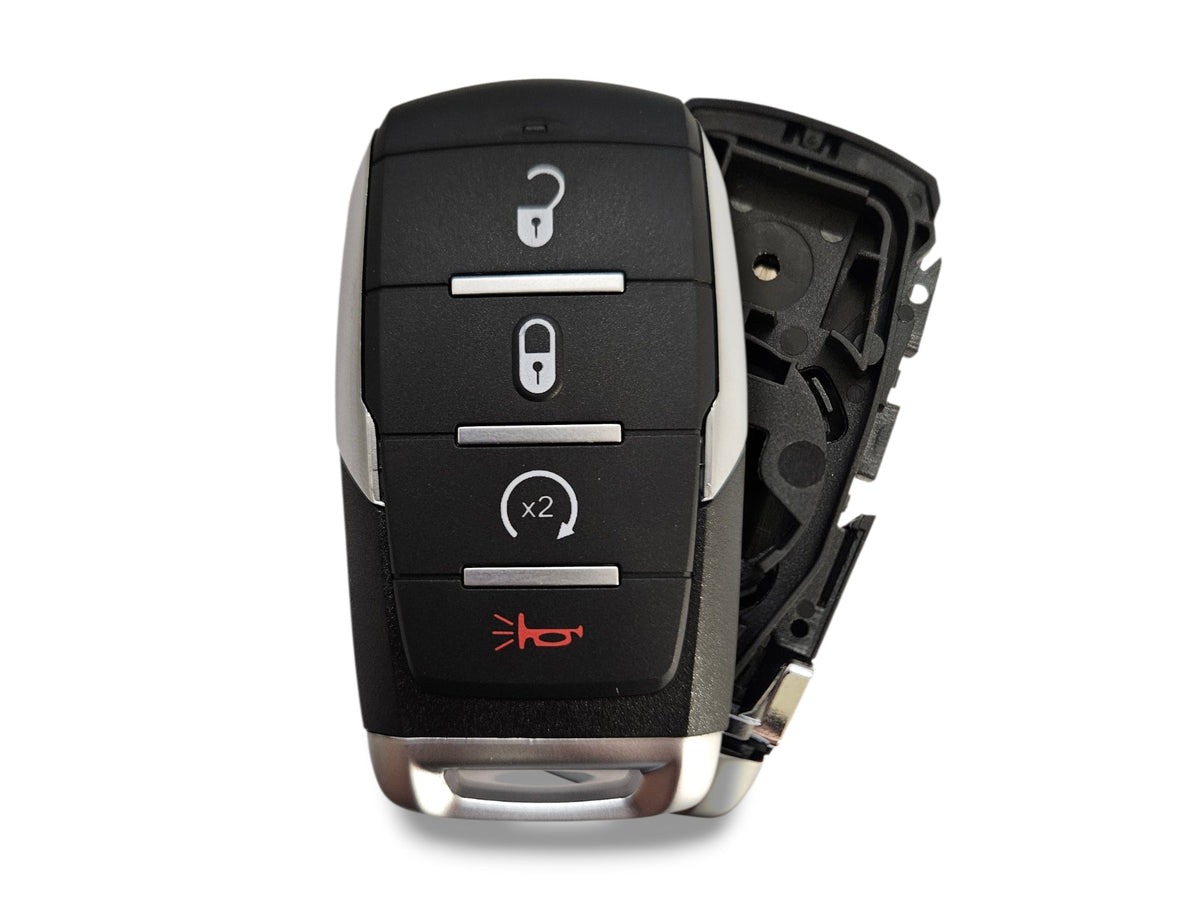 19-24 Ram 1500 Smart Key SHELL 4-Button PN: 68291689AD / OHT-4882056 (Aftermarket)
