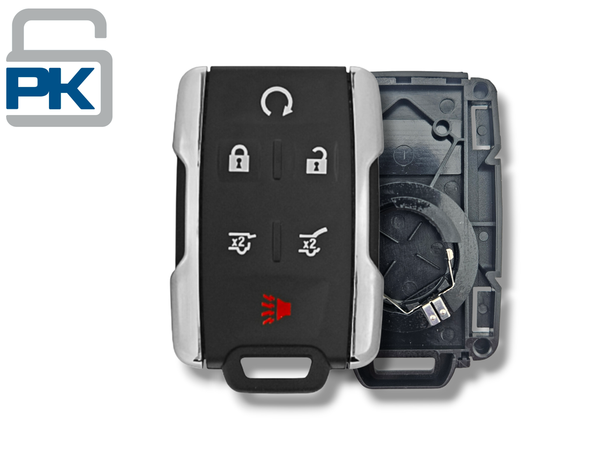 15-20 GM Keyless Entry SHELL 6-Button FCC: M3N-32337100 PN: 13577766 (Chrome) (Aftermarket)