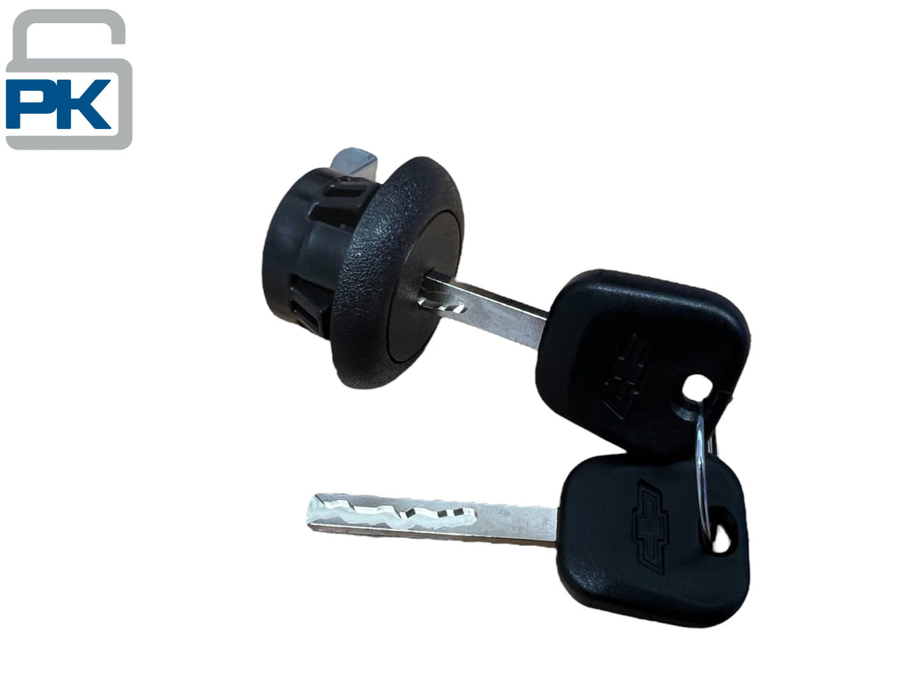2014-2019 Silverado Sierra Tahoe Center Compartment Stowage Lock Cylinder 2 Keys New OEM 23189761