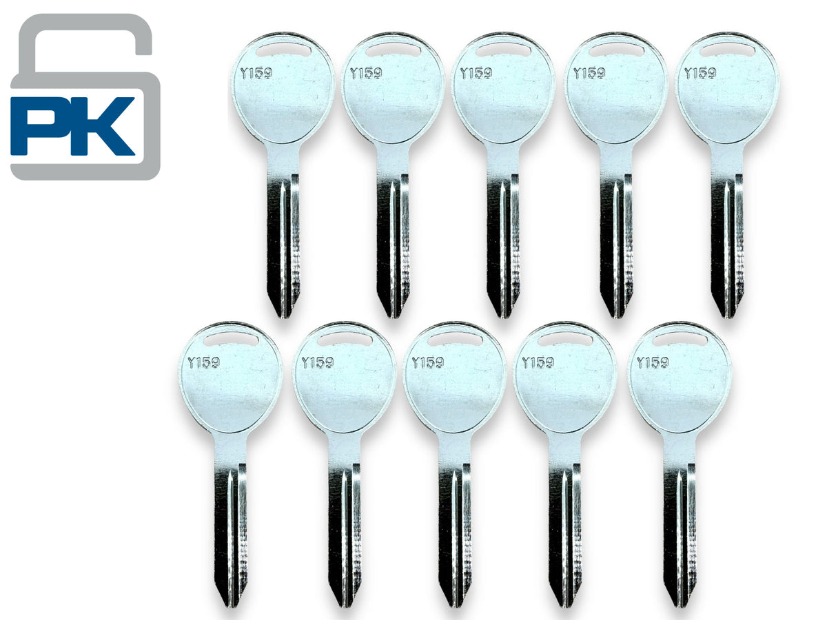 Y159 CY24 P1795 Chrysler Dodge Jeep Metal Service Key Blank New (10 Pack)