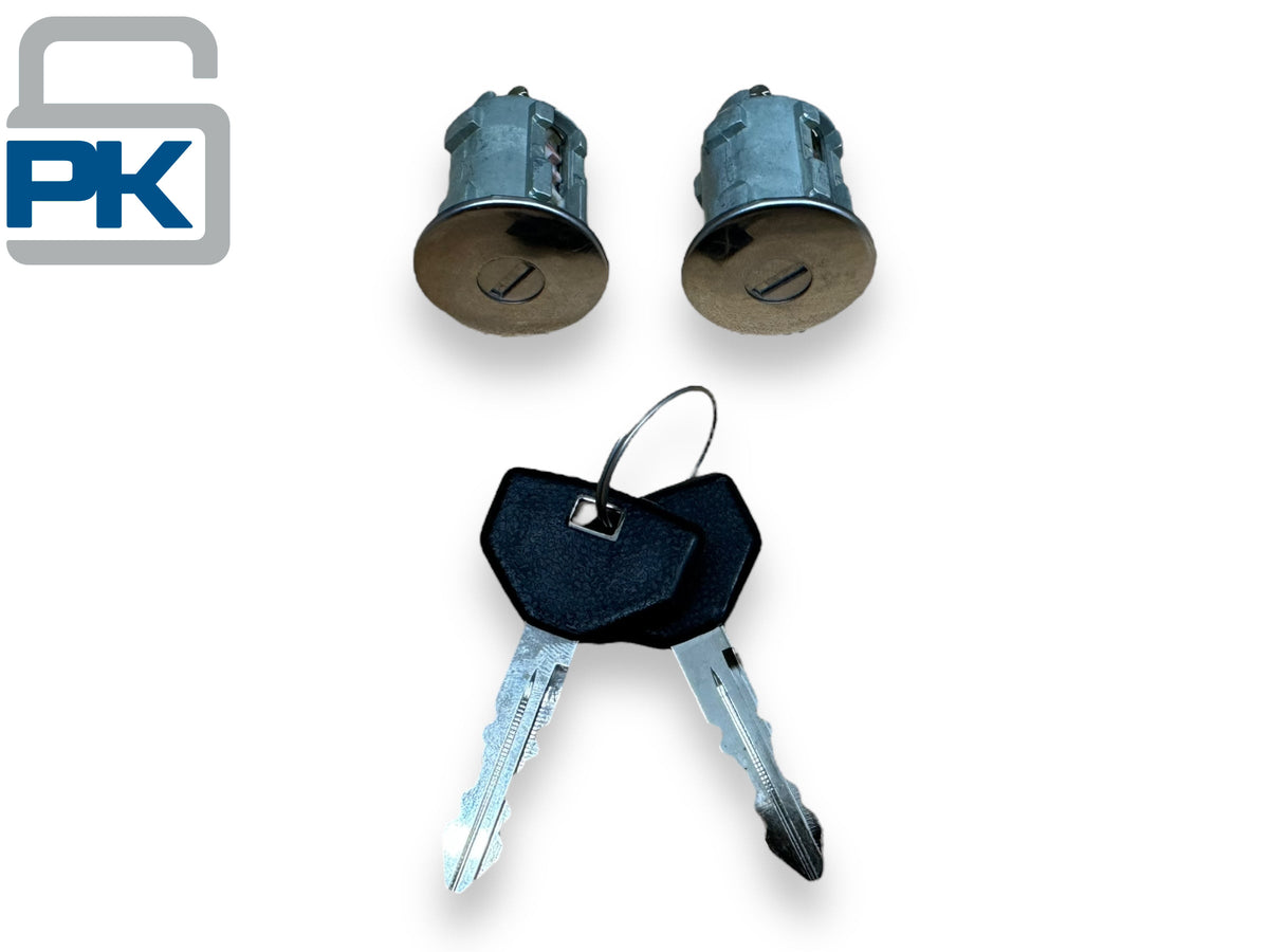01-18 Chrysler Dodge Jeep Door Lock Cylinder Set / Chrome / PN: 68001713AA (Aftermarket)