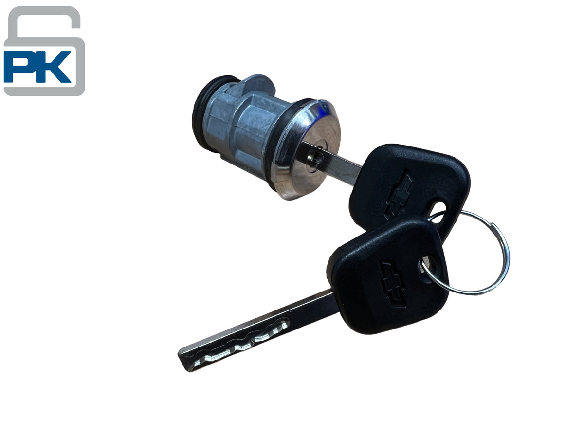 14-22 Silverado Sierra Tahoe Spare Tire Lock Cylinder 2 Keys New OEM 22855172