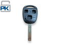 1998-2008 Lexus 3-Button Remote Head Key Shell LX90 Short Blade