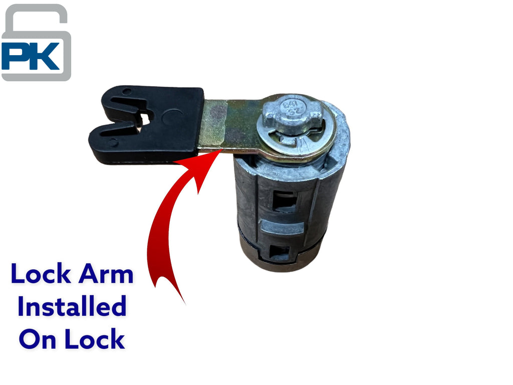 2007-2014 GM Silverado Tahoe Driver Door Lock Cylinder Leg Pawl Arm DC6
