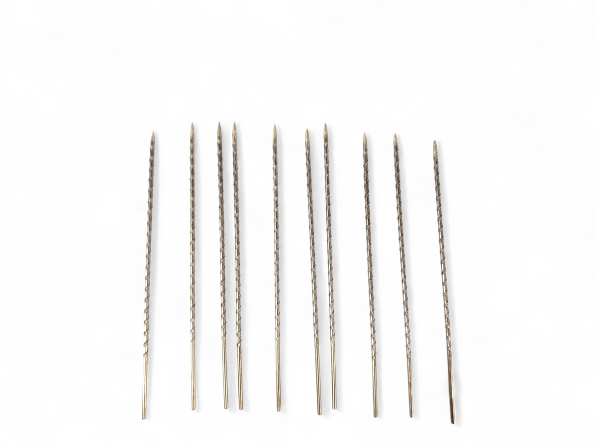 HPC-EZ-7B Round Spiral (.040) Replacement Blades For Interchangeable Extractor Set (10 Pack)