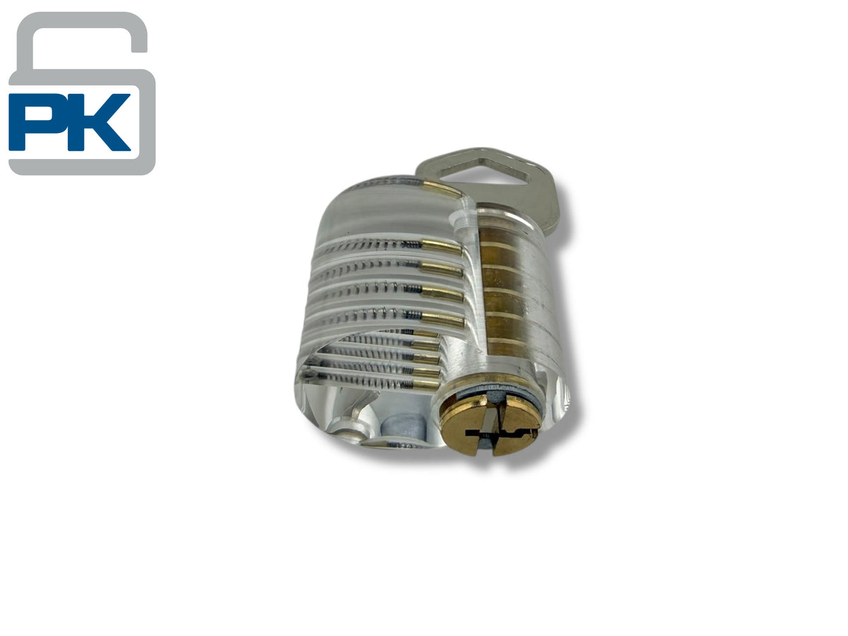 Transparent Kwikset KW1 Practice Lock (5-Pin)