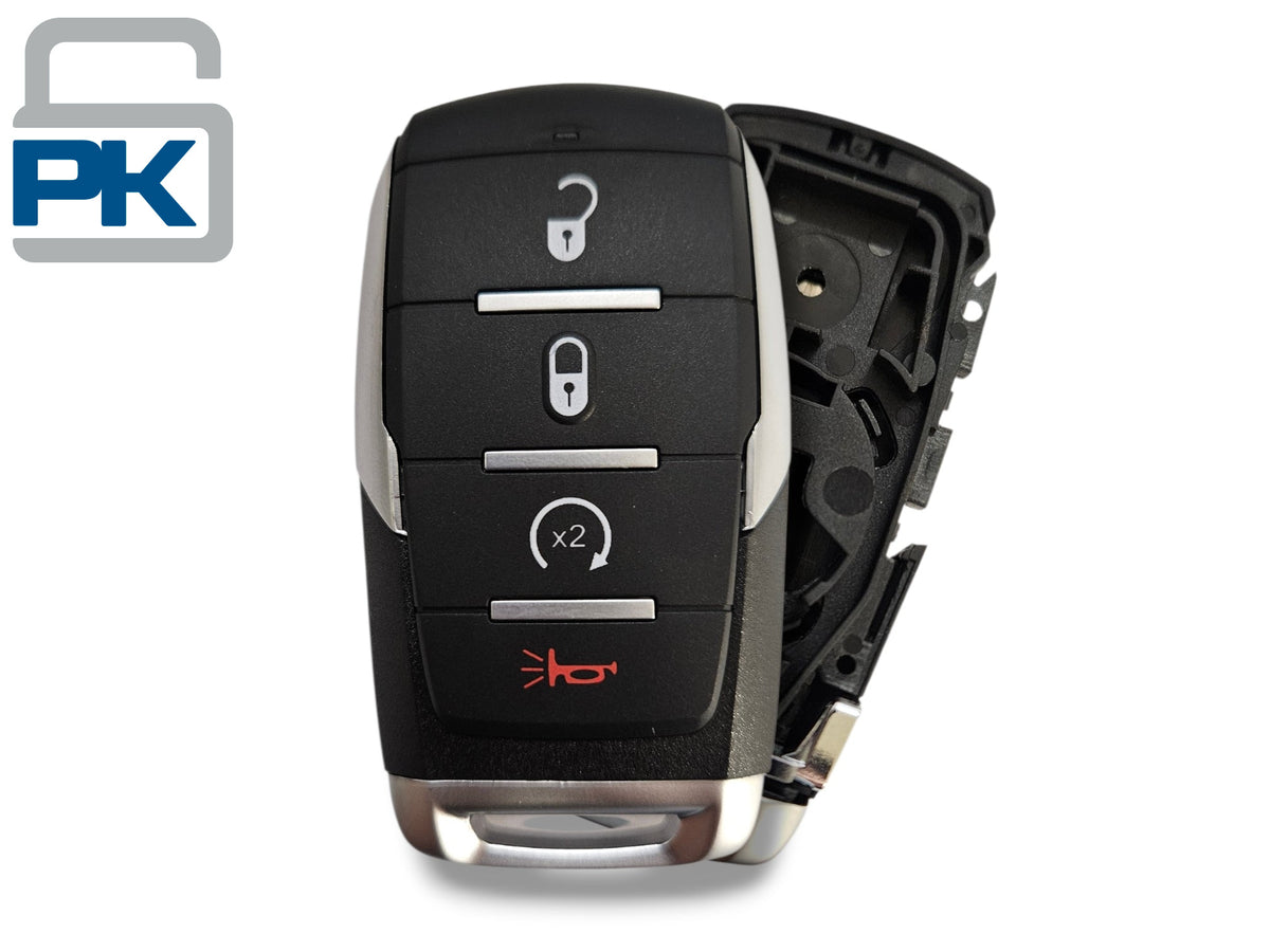 19-24 Ram 1500 Smart Key SHELL 4-Button PN: 68291689AD / OHT-4882056 (Aftermarket)