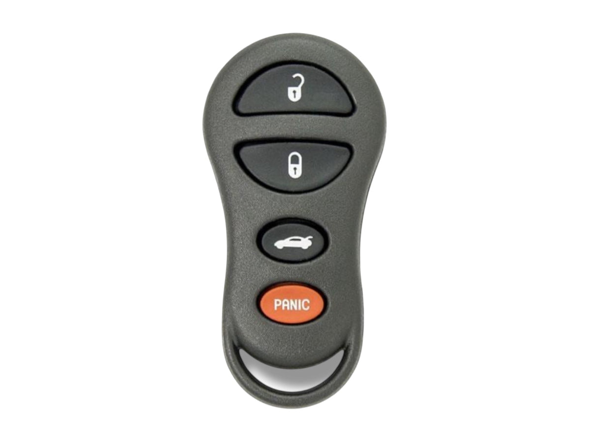 98-11 Chrysler Dodge Keyless Entry Remote 4-Button PN: 04759008AA / GQ43VT9T (Aftermarket)