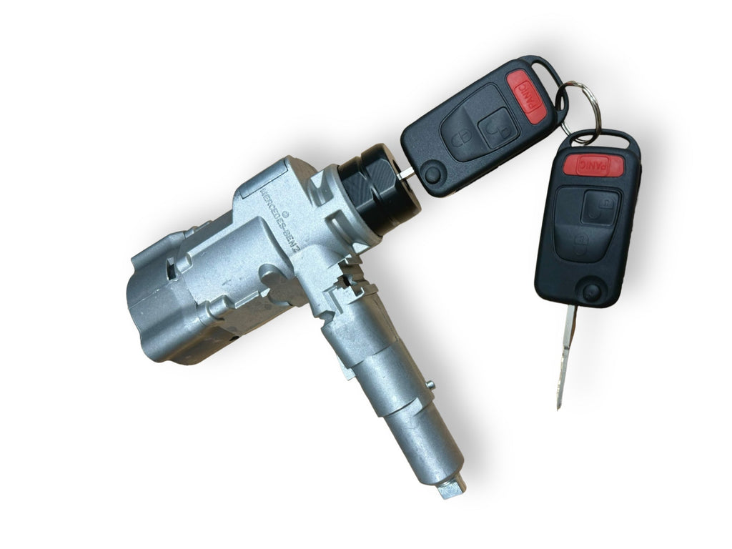 04-08 Chrysler Crossfire Ignition Lock Cylinder Assembly Switch 2 Key Shells PN: 68001655AB