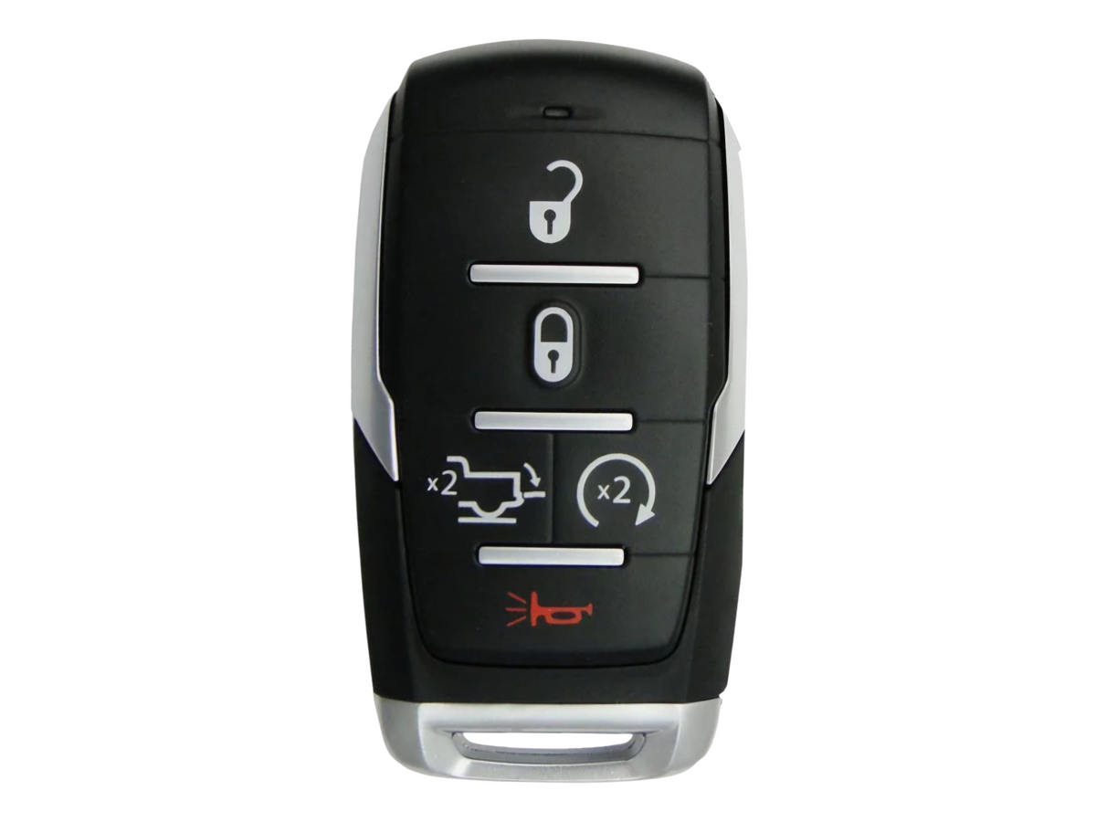 25-26 Ram 1500 Smart Key 5-Button FCC: OHT-4882056 PN: 68523814AA (Aftermarket)