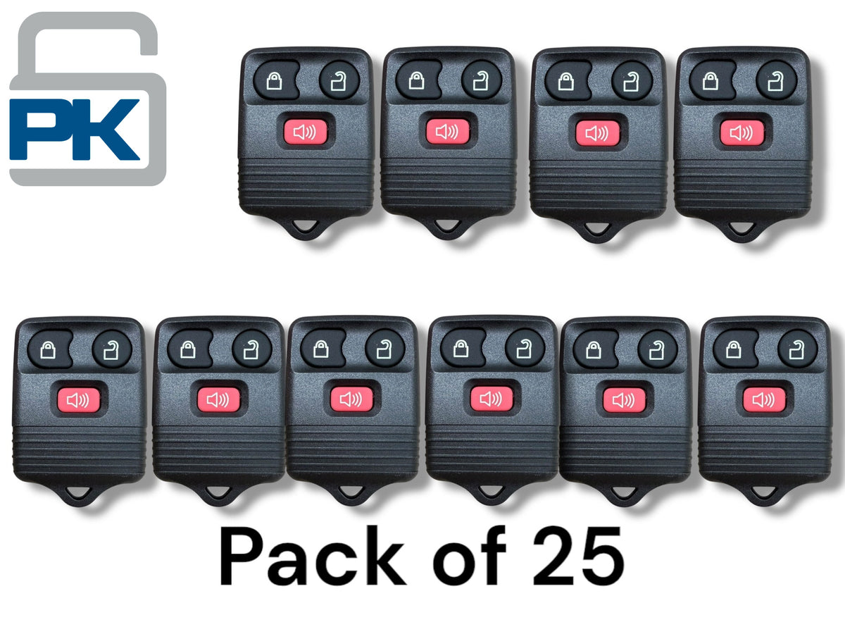 98-16 Ford Lincoln Mercury Mazda Keyless Entry Remote 3-Button CWTWB1U331 (25 Pack)