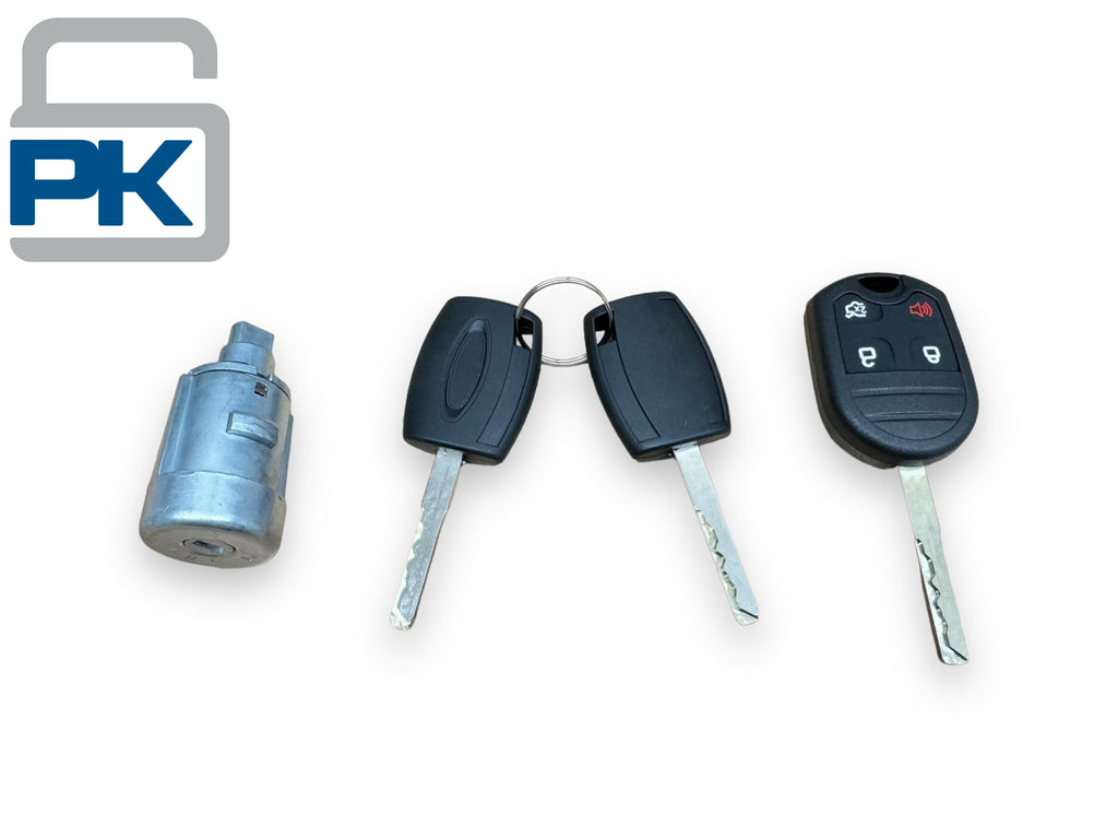 12-18 Ford Escape Focus Ignition Lock Cylinder With 3 Chip Keys New ES7Z-11582-A