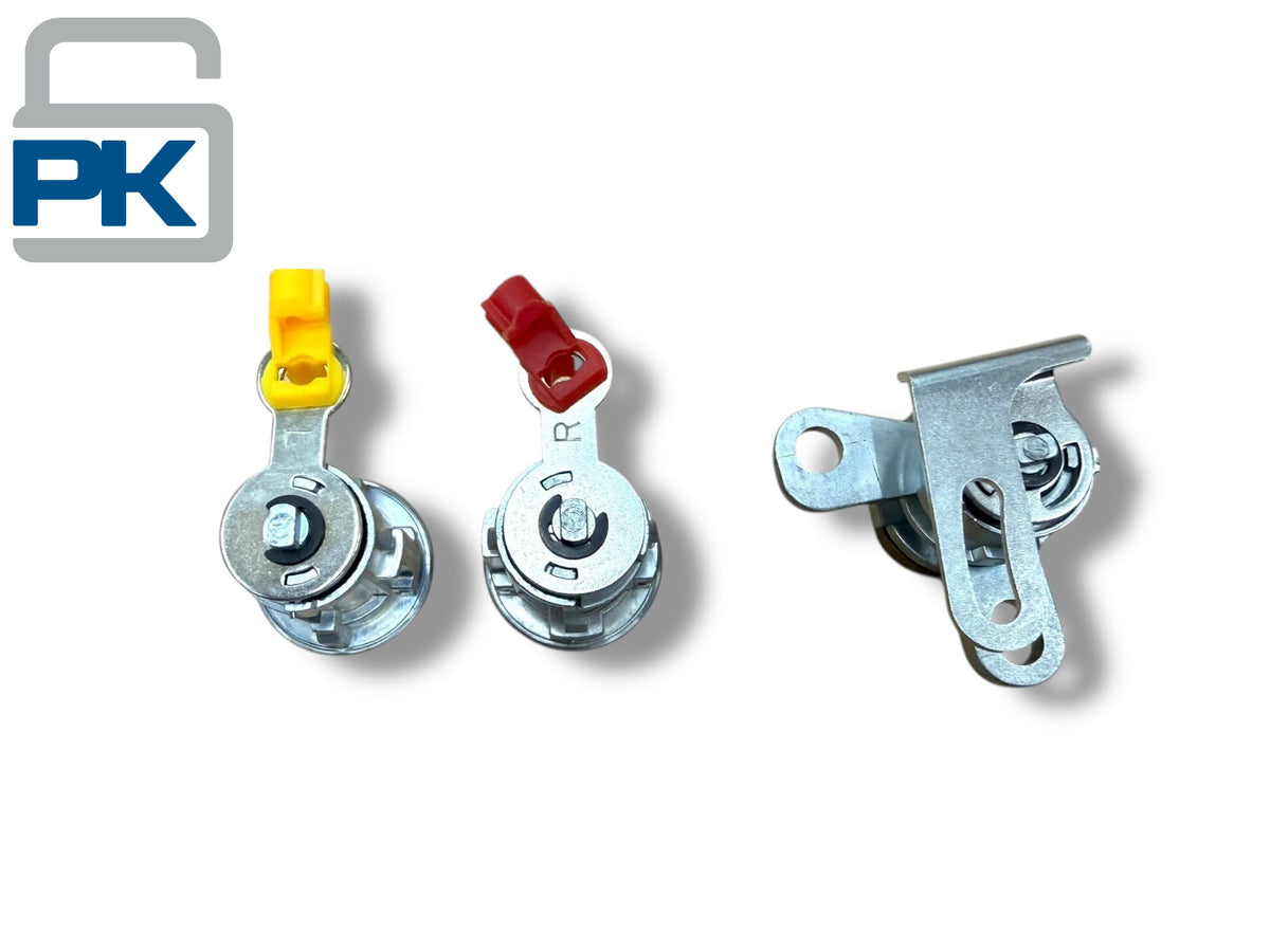 99-04 Nissan Frontier Ignition Door & Tailgate Lock Cylinder Set (Keyed Alike)