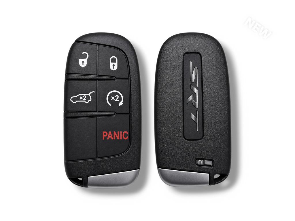 2018-2024 Durango 2015-2021 Grand Cherokee 5 Button Smart Key SRT Logo OEM New 68240167AA