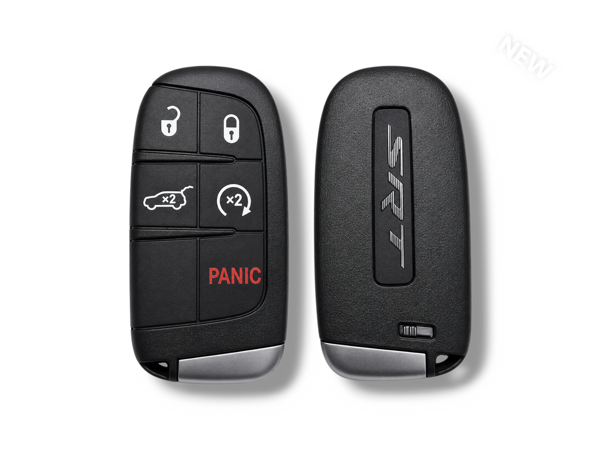 2018-2024 Durango 2015-2021 Grand Cherokee 5 Button Smart Key SRT Logo OEM New 68240167AA
